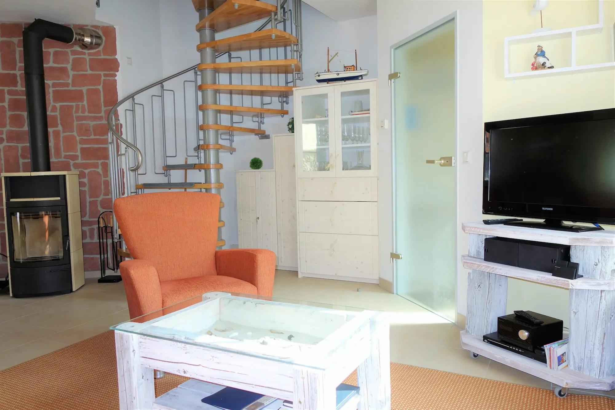 Wohnbereich Ferienhaus "Am Deich 25"