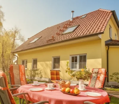 Außenansicht Ferienhaus "Am Deich 25" in Zingst