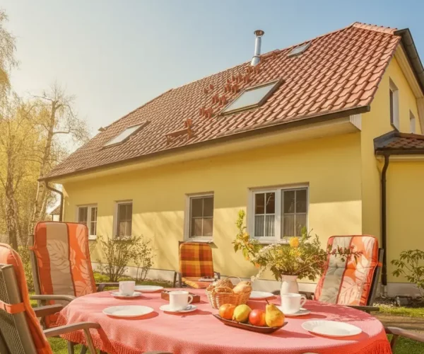 Außenansicht Ferienhaus "Am Deich 25" in Zingst