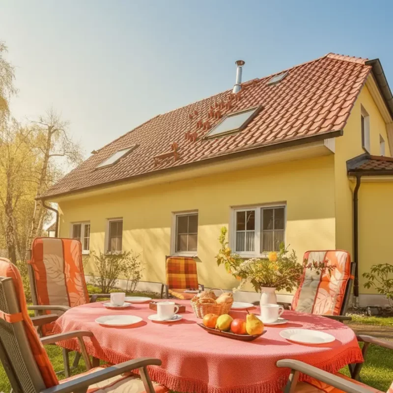 Außenansicht Ferienhaus "Am Deich 25" in Zingst